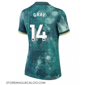 Tottenham Hotspur Archie Gray #14 Maglia Gara Terza Repliche 2024-25 Donna
